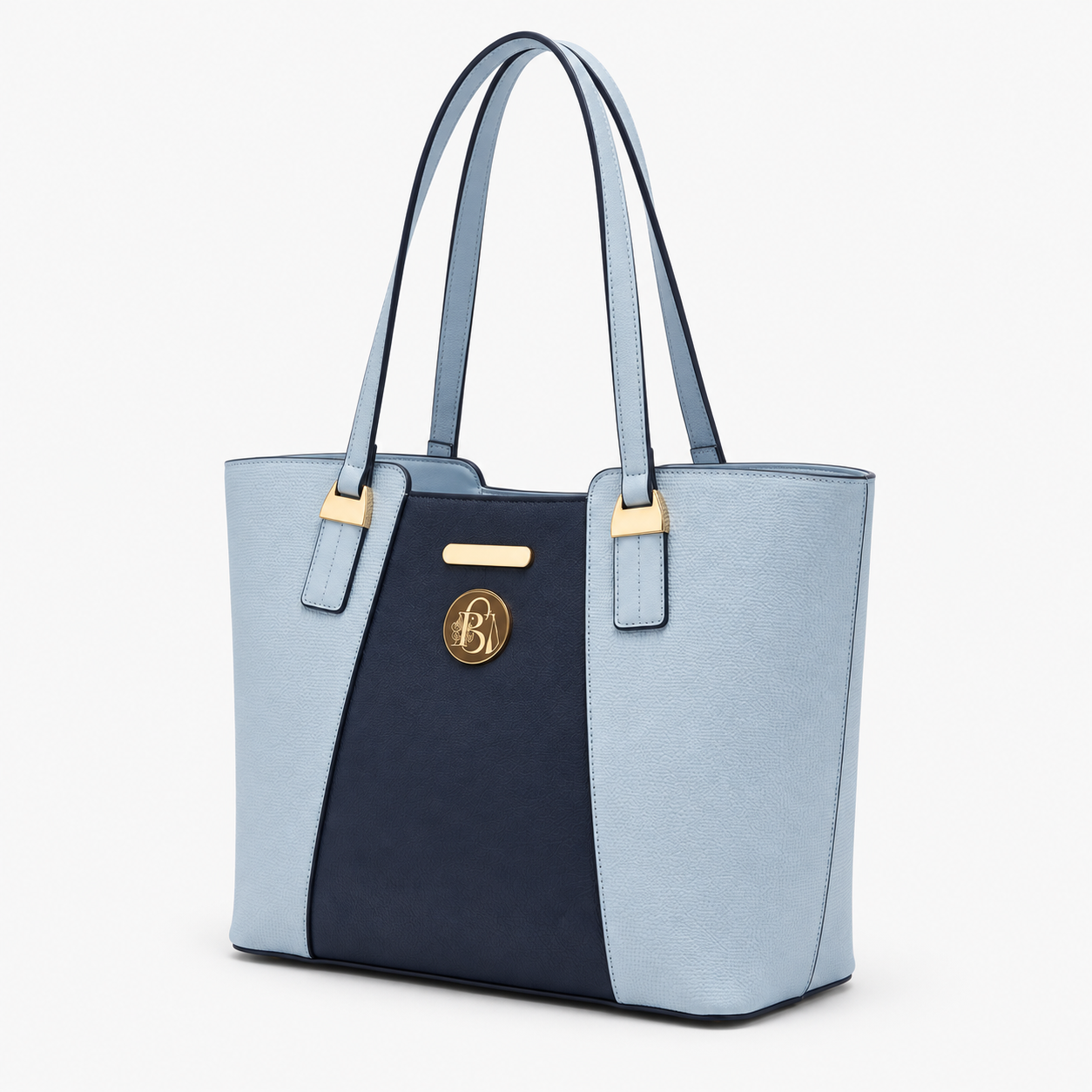 Blue and Navy Classic Tote Bag - Image 2
