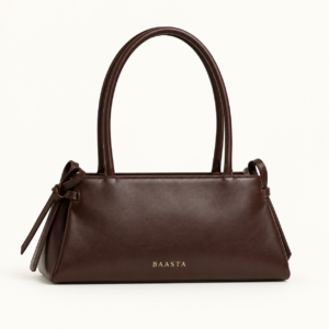 Chocolate Brown Bow Shoulder Bag