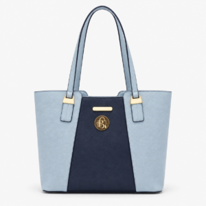 Blue and Navy Classic Tote Bag