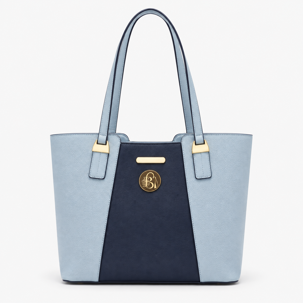 Blue and Navy Classic Tote Bag