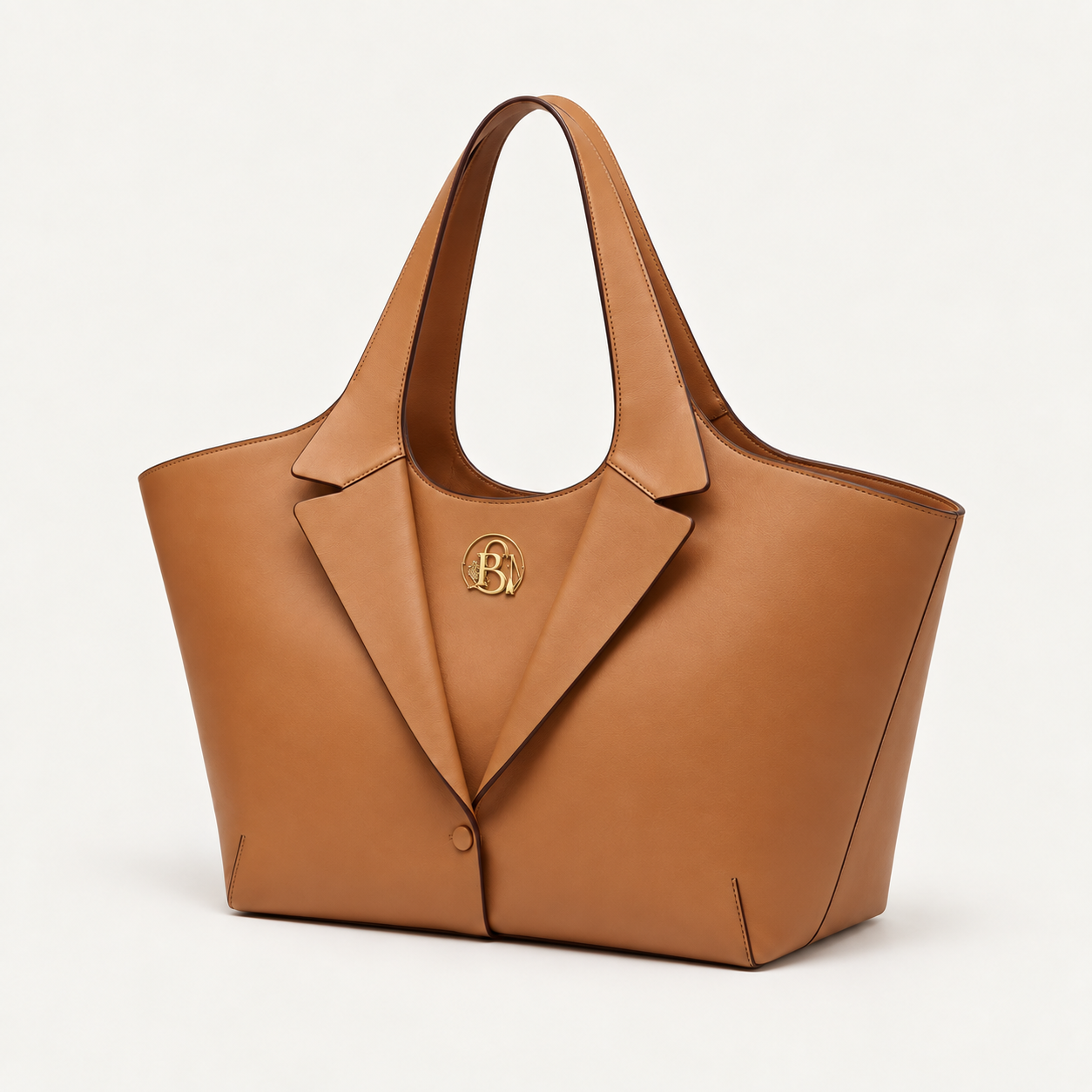 Camel Brown Classic Tote Bag - Image 2